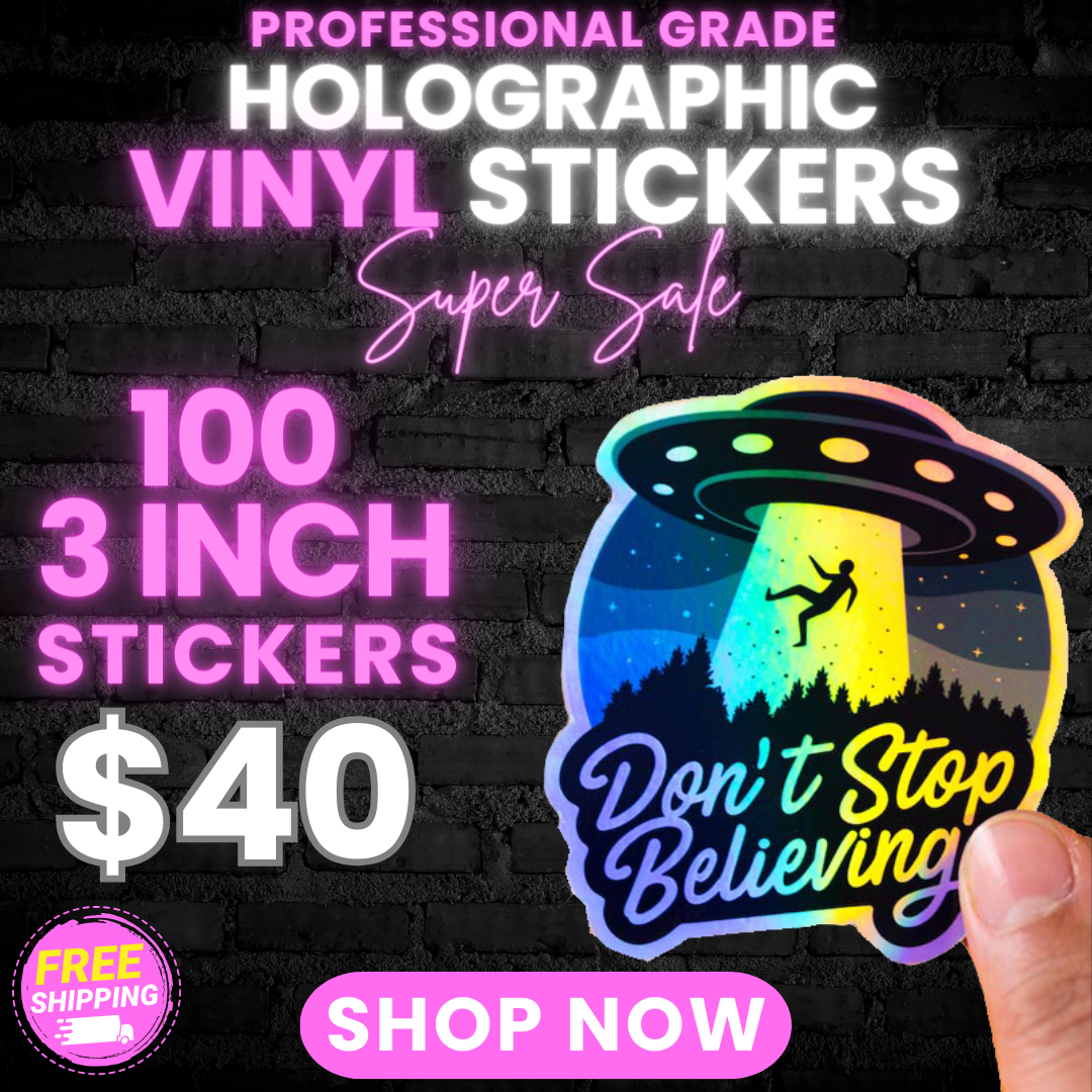 Custom Holographic Stickers, Holo Stickers