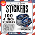 4 Inch Sticker Deal