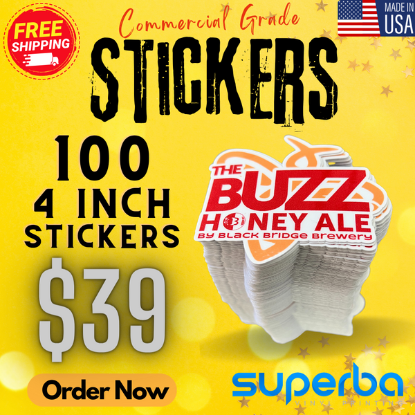 4 Inch Sticker Deal