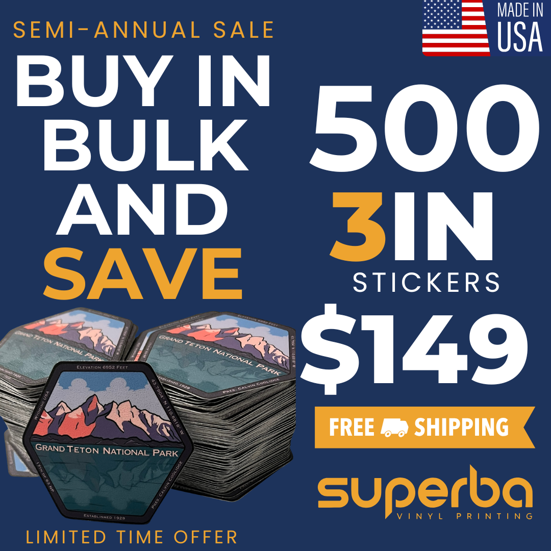 3 Inch Bulk Deal (500 for $149)