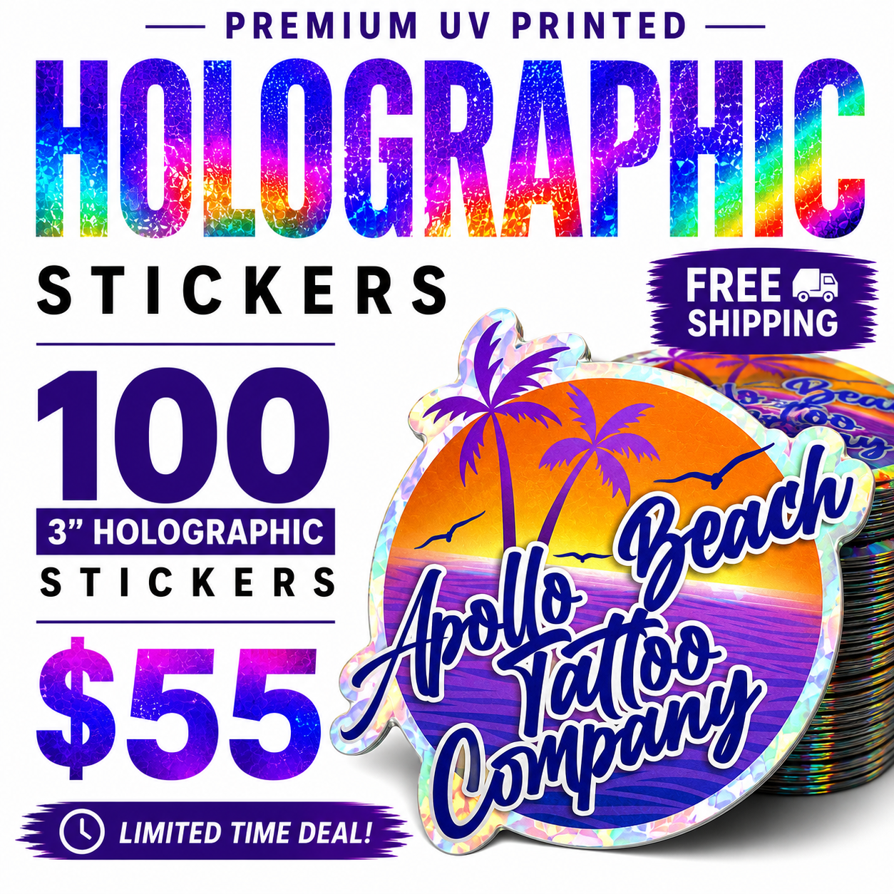 UV HOLOGRAPHIC SALE