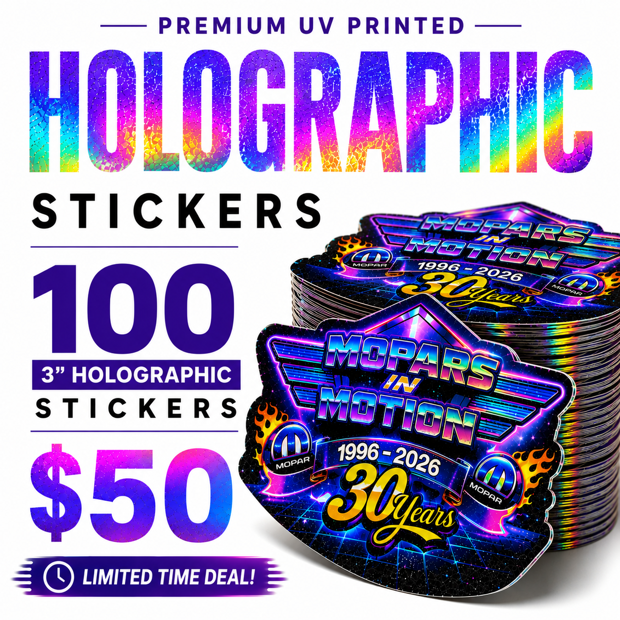 UV HOLOGRAPHIC SALE